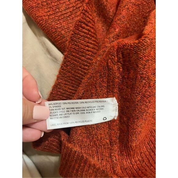 COPY - NWT  Women’s a new day Rust Orange Crew Neck Sweater Size S - Picture 7 of 9